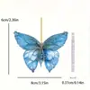 Transfronterizo Nuevo Acrílico Superficie Plana Nuevos Productos Colgante de Mariposa Variado Estándares