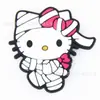 Nuevos Zapatos de Cueva de Halloween Decorativos Dibujos Animados Lindos Zapatos de Hello Kitty Hebilla de Zapato de Flor Especial Transfronterizo de Amazon Para en stock