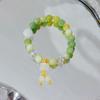 Nova Pulseira de Cerâmica Chinesa Jingdezhen Barraca Pulseira Esmaltada Barraca Mercado Noturno Ponto Turístico Pulseira de Miçangas Casal Atacado