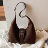 Elegante bolso retro de gran capacidad para mujer 2026 nuevo bolso de hombro para el trabajo, bolso cruzado de color liso de alta calidad