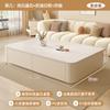 Mesa de Centro Estilo Creme para Sala de Estar, Novo Modelo 2025, Conjunto de Mesa de Centro Pequena Tendência e Gabinete de TV