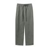 Roupas Masculinas da Moda Primavera 2026 Zíper Invisível Juventude Solta Calça de Moletom Reta com Forro de Lã Calça de Moletom de Malha Elástica para Homens