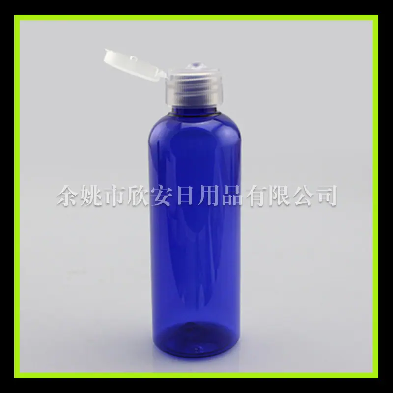 100ml 翻盖 pet 蓝 色