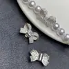 Mariposa de Zirconia Hecha a Mano DIY Pulsera de Cristal 14K Pulsera Accesorios Originales de Joyería Diamante Cuentas de Alta Retención de Color