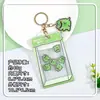 Portatarjetas Transparente Shaker para Hobby Etiqueta de Nombre para Estudiante Tarjeta de Campus Portatarjetas IC En Stock Lanyard para Empleado Funda Protectora para Tarjeta de Identificación de Fábrica