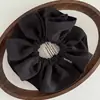 Acessórios de Cabelo Coreanos, Elástico de Cabelo Estilo Bun Preguiçoso Liso, Flor de Tecido Versátil em Cor Sólida para Cabelo, Cordão de Cabelo para Rabo de Cavalo Baixo para Mulheres