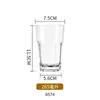 Copa Octagonal para Vino de Plástico Resistente a Caídas Taza de Cerveza Whisky para Bar Taza para Bebidas Cola Taza Acrílica Imitación de Vidrio