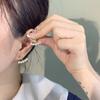 Plato de Incienso para Mosquitos Clip para la Oreja Sin Agujeros en la Oreja Sentido Avanzado Temperamento Simple Aretes de Joker Moda de Lujo Ligero Aretes Indoloros al Mayoreo