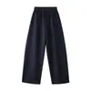 Calça Longa Casual Feminina Yuyue Novo Estilo Micro-Arco Curvada, Seda Solta Emagrecimento Quente, Cintura Elástica que Não Cede