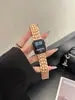 Pulseira de Metal com Padrão de Diamante Adequada para Apple Watch iWatch 12ª Geração 11/10 Ultrase