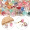 Lantejoulas de Estrela Coloridas Bola de Cristal Transparente Pingente Acessórios de Cabelo Brincos Anel Pingente Contas Soltas DIY Acessórios de Bola para Pendurar