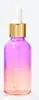 Frasco conta-gotas de vidro degradê 30ml em estoque para envio internacional Frasco para Óleo Essencial Frasco para Sérum Frasco para Líquido Original Frasco de Recarga para Viagem