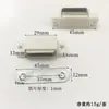 Toque magnético plástico ABS porta única toque magnético sucção porta de armário guarda-roupa clipe magnético toque porta de armário sucção sucção magnética forte de armário atacado