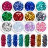Amazon popular 12 terno de cor gel gel lantejoulas glitter pó corpo glitter olho maquiagem fluxo cânhamo nail art joias