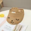 Sombrero de verano para niños, sombrero de paja con parte superior vacía, protector solar para niñas, sombrero con lazo de encaje, sombrero de moda al por mayor