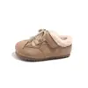 Zapatos de Algodón Retro Birkenstock para Niños 2025 Invierno Nueva Moda Versátiles Casuales para Niños Pequeños y Medianos Más Zapatos de Peluche