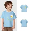 [Balaone] Camisetas de Manga Curta Balabala Kidsren para Meninos e Meninas 2026 Novas Tops Retrô de Algodão Puro para Crianças