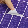 Etiquetas adesivas personalizadas com hot stamping, acabamento fosco, adesivos à prova d'água para produtos de skincare, etiquetas de alta qualidade para frascos, personalização de logotipo