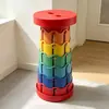 Taburete Plegable Retráctil Arcoíris para Exteriores Taburete de Pesca Portátil Camping Viaje Taburete para Hacer Cola Fábrica Mayorista Transfronteriza