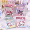 Mini Cuaderno Original Sanrio Serie de Dibujos Animados para Estudiantes de Primaria y Secundaria Grabación de Notas Bolsillo Portátil Libro de Escritura