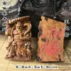 Colgante de Madera de Azufaifo Lei Jiao Natural de Longhushan con Cinabrio, Amuleto Hecho a Mano, Colgante Portátil, Adorno de Madera Hecho a Mano