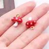 Amazon Handmade Pingentes de Frutas Esmaltados 3D Liga Metálica Morango Melancia Pimenta Milho Acessórios para Joias DIY