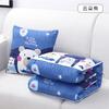 Almohada edredón de doble uso para el hogar al por mayor edredón para siesta de oficina con aire acondicionado se puede guardar almohada edredón estampado