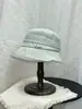 Sombrero de Sol de Estilo Japonés de Verano para Mujer, Estilo Hepburn, Protección Solar, Transpirable, Ligero, Logo de Letra, Sombrero de Pescador, Sombrero de Cubo Japonés Artístico