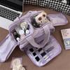Bolsa de Almacenamiento Esencial para Viajes, Bolsa de Aseo Simple Multifuncional de Gran Capacidad, Bolsa de Almacenamiento para Viajes, Bolsa de Cosméticos para Mujeres