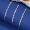 Suministro directo de fábrica nuevo anillo entrelazado anillo liso collar de hombre europeo y americano más vendido estilo hip-hop personalidad temperamento collar