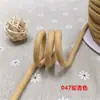 Cuerda de algodón hilado en núcleo de tejido liso de color de 5 mm de grosor, cordón redondo cifrado de algodón, cordón suave para atar, cintura de ropa, cordón de sombrero, tejido a mano
