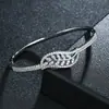 Moda Ins Europea y Americana Creativo Hojas Diseño de Nicho Minimalista Lujo Ligero Diario Versátil Pulsera para Mujer Disponible