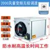 Ventilador Silencioso Coifa de Cozinha Resistente a Altas Temperaturas Ventilador de Caixa à Prova d'Água Sistema de Ventilação de Ar Fresco Ventilador de Exaustão Comercial