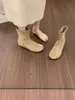 Botas Elásticas de Gamuza con Punta Redonda de Estilo Sencillo 2026 Tendencia Otoño Nuevo Estilo Botas de Poner que Aumentan la Altura Botas de Moda Elegantes Adelgazantes para Mujer