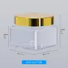 68 dentes 150ml branco transparente boca larga garrafa plástico PET soprado garrafa para sub-embalar produtos alimentícios cosméticos cuidados com a pele