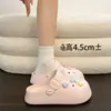Estilo Férias na Beira-Mar de NichoVerão 2026 DIY Laço de Desenho Animado Birkenstock Versátil para o Dia a Dia Sapatos Fechados para Mulheres