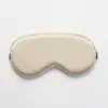 Nueva Máscara para Ojos para Dormir de Seda Imitación de Doble Cara, Máscara para Ojos de Viaje con Hebilla de Ajuste Elástico que Bloquea la Luz, Máscara para Ojos de Belleza Transpirable de Color Sólido