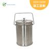 Cubo de basura de cocina de acero inoxidable a prueba de olores con filtro de algodón, cubo de basura de cocina de metal engrosado