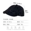 Gorra de ante con estampado de leopardo estilo japonés para mujer, primavera y otoño, adelgazante, estilo chica picante, gorra newsboy de moda urbana