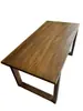 Mesa de Tablón Sólido de Olmo Viejo Uso Doméstico Mesa Larga de Tronco Mesa de Comedor Escritorio de Oficina Barra Simple Escritorio Largo