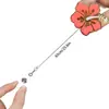 Porta-crachá de acrílico com glitter de flor de hibisco colorida, carretel retrátil para crachá, clipe de jacaré, fivela de puxar fácil, presente