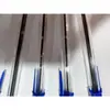 Caneta Esferográfica Retrátil Simples 1.0mm Tinta Vermelha Tinta Azul Tinta Preta Escritório Estudante Escrita Diária Caneta Esferográfica Conveniente
