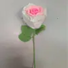 Productos con acabado de fábrica al por mayor transfronterizo rosa tejido a mano ramo de lana Tailandia copa de vino ramo de simulación de rosa