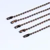 Corrente de Contas Onduladas de Metal Ferro Corrente de Etiqueta para Boneca Acessórios para Joias DIY Corrente para Pendurar Corrente de Contas de Bola Material de Corrente Atacado