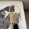 Bolso Cubo Retro Versátil con Estampado de Leopardo para Viajar Bolso Cruzado Bolso de Hombro Portátil de Gama Alta para Mujer Comercio Exterior Transfronterizo