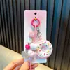Llavero Colgante de Donut de Aleación Lindo Juguete de Comida Dulce Decoración para Llavero de Coche Pequeño Regalo para Niñas Venta al por Mayor
