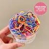 Coloridos pasadores de pelo de pulgar estilo coreano para niños y niñas, lindas diademas, dulces cordones para el pelo de niños, gomas elásticas de alta elasticidad, accesorios para el pelo