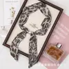 Bufanda de Seda Perezosa con Perlas Estilo Coreano Casual Lunares Gasa Cinta Ajustable Accesorios para Traje Suéter Bufanda para Cuello de Mujer