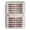 Pestañas Postizas Segmentadas de Gran Capacidad con Cabello Termofusionado, Pestañas DIY Autoinjertables, Tridimensionales, Suaves y Cómodas para Mujeres