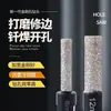 Esmerilhadeira Angular com Furadeira Integrada para Furar, Lixar e Alargar Buracos em Azulejos Completos, Rebolo para Esmerilhadeira para Cortar Vidro e Pedra